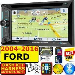 04-16 Ford F150 250 350 450 550 Navigation Bluetooth Usb Sd Aux Cd/dvd Car Radio