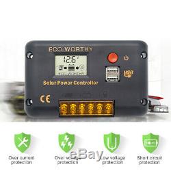 100W 12V Solar Panel Kit 20A Solar Charge Controller 12V 24V off grid RV Camper