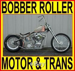 100 Motor & Transmission Rigid Bobber Chopper Rolling Chassis Complete Bike Kit