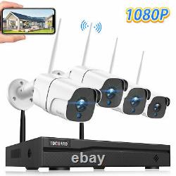 1080P 8CH Home Security Camera System Wireless NVR CCTV System Kit Night Vision