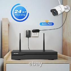 1080P 8CH Home Security Camera System Wireless NVR CCTV System Kit Night Vision