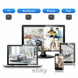 1080P 8CH Home Security Camera System Wireless NVR CCTV System Kit Night Vision