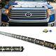108w 36 Led Light Bar With Hood Scoop Bulge Mounting Wiring 14-21 Toyota Tundra