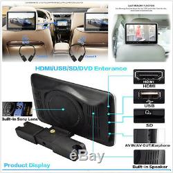 10.1 HD Headrest DVD Player Car Multimedia Back Seat Entertainment Monitor Kit