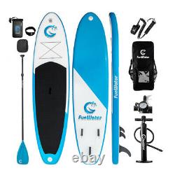 11' Inflatable Stand Up Paddle Board SUP Surfboard with complete kit 6''thick