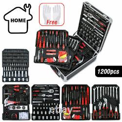 1200 Pcs Tool Set Case Mechanics Kit Box Organize Castors Toolbox Trolley UK