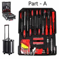 1200 Pcs Tool Set Case Mechanics Kit Box Organize Castors Toolbox Trolley UK