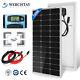 12v 100w 200w 300w Solar Panel Kit With Mounting Brackets Rv Caravan Camper Van