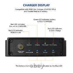 12V DC to DC Dual Battery Charger Built-in Solar MPPT Voltage Sensitive fits Van