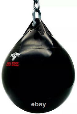 16 30kg Bull Doza Fight Wear Aqua Punch Bag Boxing Mma + Filling Kit