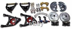 1964 1972 Chevelle front disc brake conversion kit and tubular control arm arms