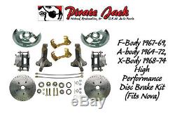 1964-1972 GM A, F, X Body Disc Brake Conversion Kit Camaro, Chevelle, Nova, GTO