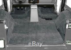 1976-1995 Jeep Wrangler YJ and CJ7 Indoor Outdoor Carpet Kit Black