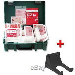 1-10 Person Premium HSE First Aid Workplace Kit + FREE Wall Bracket CE Marked