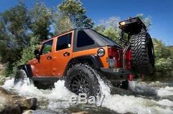 2007-2017 Jeep Wrangler Unlimited Frameless Bowless Soft Top Kit (requires hrdw)