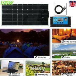 200W Solar Panel Kit 12 Battery Charger 10A LCD Controller Caravan RV Shed