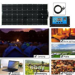 200W Solar Panel Kit 12 Battery Charger 10A LCD Controller Caravan RV Shed