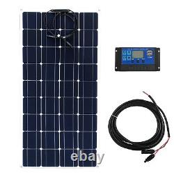 200W Solar Panel Kit 12 Battery Charger 10A LCD Controller Caravan RV Shed