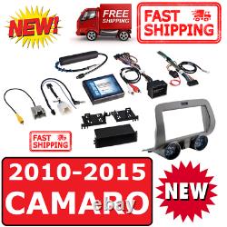 2010-15 Chevy Camaro Double Din 2din Car Stereo Radio Installation Dash Kit