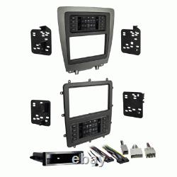 2010-2014 Ford Mustang Double Din Car Radio Stereo Dash Kit Touchscreen Climate