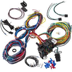 21 Circuit Wiring Harness Street Rod Rod Universal Wire Kit for CHEVY Kit new