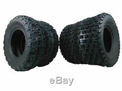 21x7-10 & 20x10-9 ATV TIRE SET (All 4 Tires) HONDA TRX 300EX 400EX 400X 450R