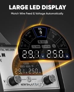 250Amp MIG/TIG/MMA Welder 230V Inverter IGBT LED Gas Flux Cored MIG Welding Kit