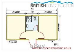 259sq ft Bungalow Self Build Steel Prefabricated Kit