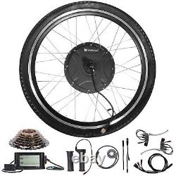 261500W Electric Bicycle Conversion Kit E-Bike Rear Wheel LCD Meter 48V