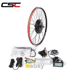 36V 48V e-bike Conversion Kit 250W-1500W Motor Wheel 26 27.5 28 29 700C