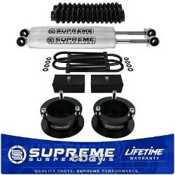 3 Front 2 Rear Leveling Lift Kit For 2003-2013 Dodge Ram 2500 3500 Shock Boots
