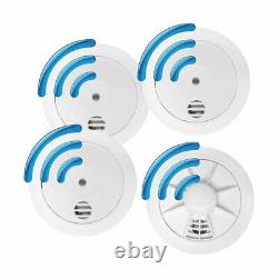 3x FHB10W Smoke & 1x FHH10W Heat Firehawk 10Y Wireless Scotland Fire Alarm Kit