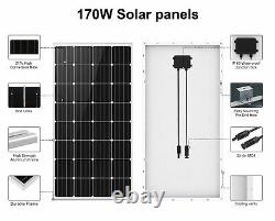 4KWH/DAY 1000W Solar Panel System 24V Off Grid with 2100AH Lithium Battery Home