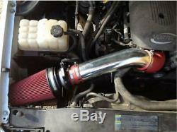 4 RED 99-06 GMC/Chevy V8 4.8L/5.3L/6.0L Cold Air Intake System +Heat Shield