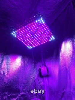 4 Site Hydroponic System Grow Room Complete Grow Tent Kit DWC LED Grow Light