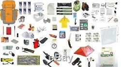 72 Hour Bug Out Bag Survival Backpack Kit Zombie Emergency 3 Day Disaster Pack