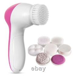7in1 ELECTRIC FACIAL FACE SONIC SPA CLEANSING BRUSH BEAUTY CLEANSER EXFOLIATE