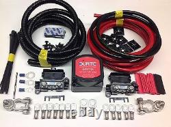 7mtr Professional Split Charge Kit Durite 12v 140amp Relay 110amp Cables T4 T5