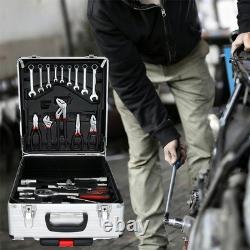 810PCS Tool Set Case Mechanics Kit Box Organize with Castors Toolbox Trolley