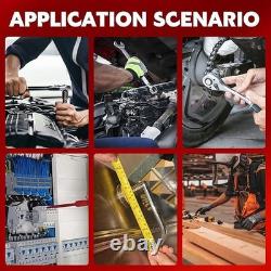 810PCS Tool Set Case Mechanics Kit Box Organize with Castors Toolbox Trolley