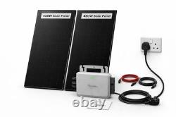 900W Plug-In Solar Kit 2 x 450W Panels + Microinverter Free UK Delivery