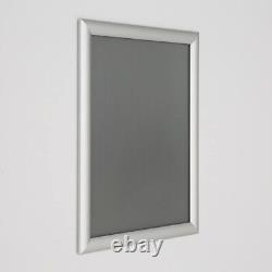A0 silver Snap Frame Poster Holder and Retail Display, Mitred Corners