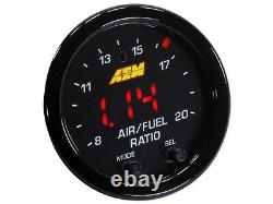 AEM Wideband Gauge X-series 30-0300 AFR O2 UEGO Air Fuel Ratio Kit 2 1/16 NEW