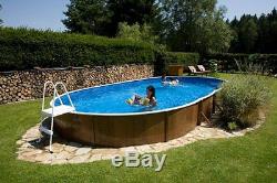 Above Ground Swimming Pool Kit 24x12ft Oval