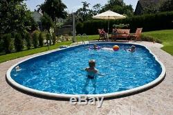 Above Ground Swimming Pool Kit 30x15ft Oval