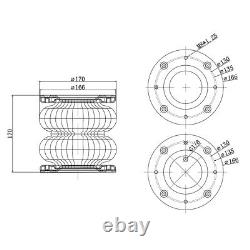 Air Suspension KIT with Compressor for Mercedes Benz Sprinter 2006-2022 4000kg