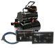 Airbrush Kit Piston Compressor With Tank & Two Dual Action Airbrushes New