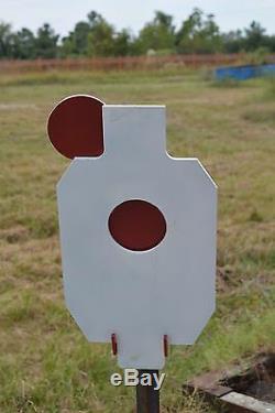 Ar500 Steel Hostage Reactive Idpa 2/3 Shooting Target 3/8x12x20 Tgard044-kit