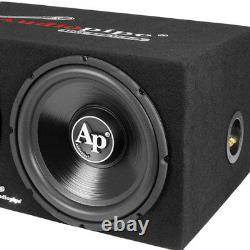 Audiopipe APSB-1299PP 12 Inch Car Audio Subwoofers, 500 Watt Amp, and Wire Kit