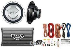 BOSS AUDIO CX122 12 1400W Car Power Subwoofer Sub & Mono Amplifier & Amp Kit